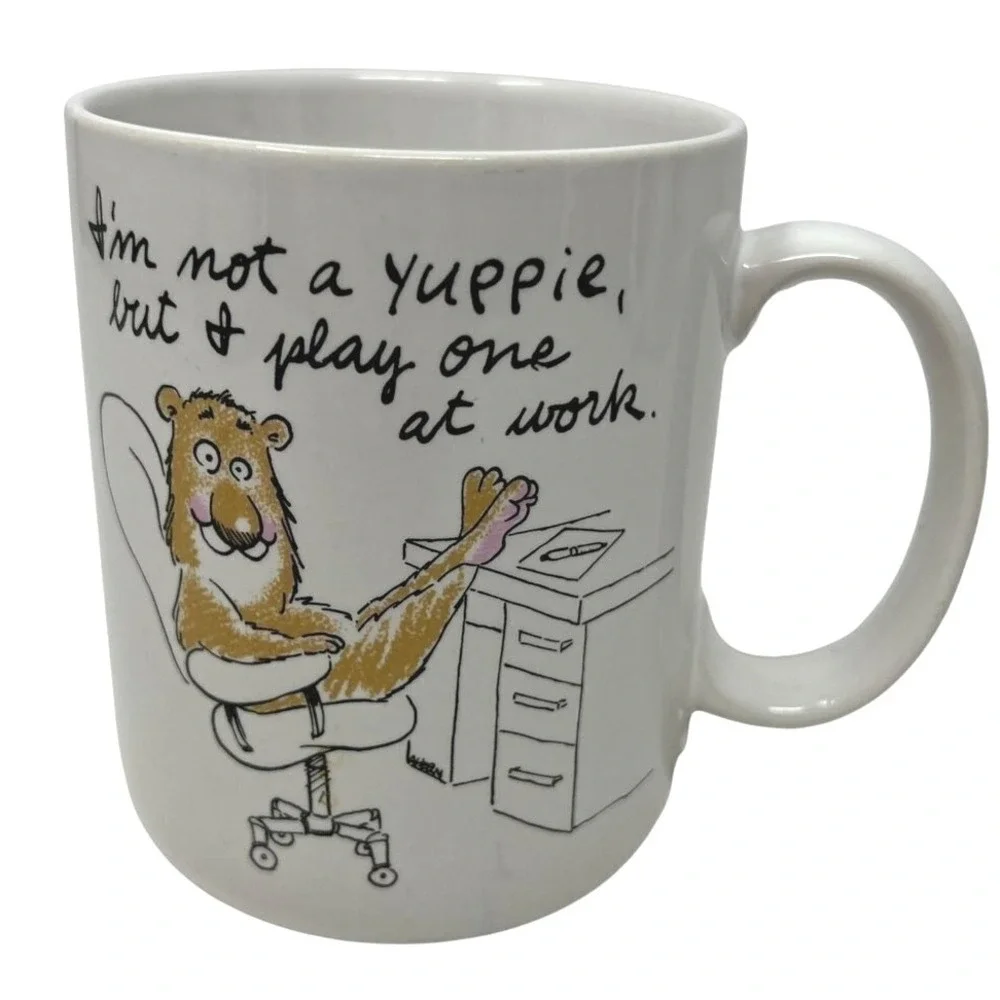 Shoebox Greetings Coffee Mug Im not a Yuppie I Just‎ Play One at Work Tea Cup